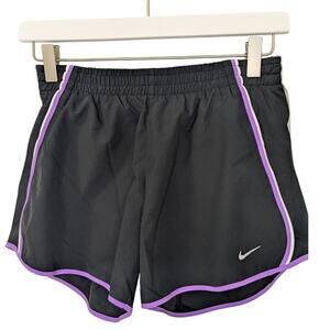 NIKE Women's Size Small Dri-Fit Running Shorts Lined Black Purple $40 MSRP